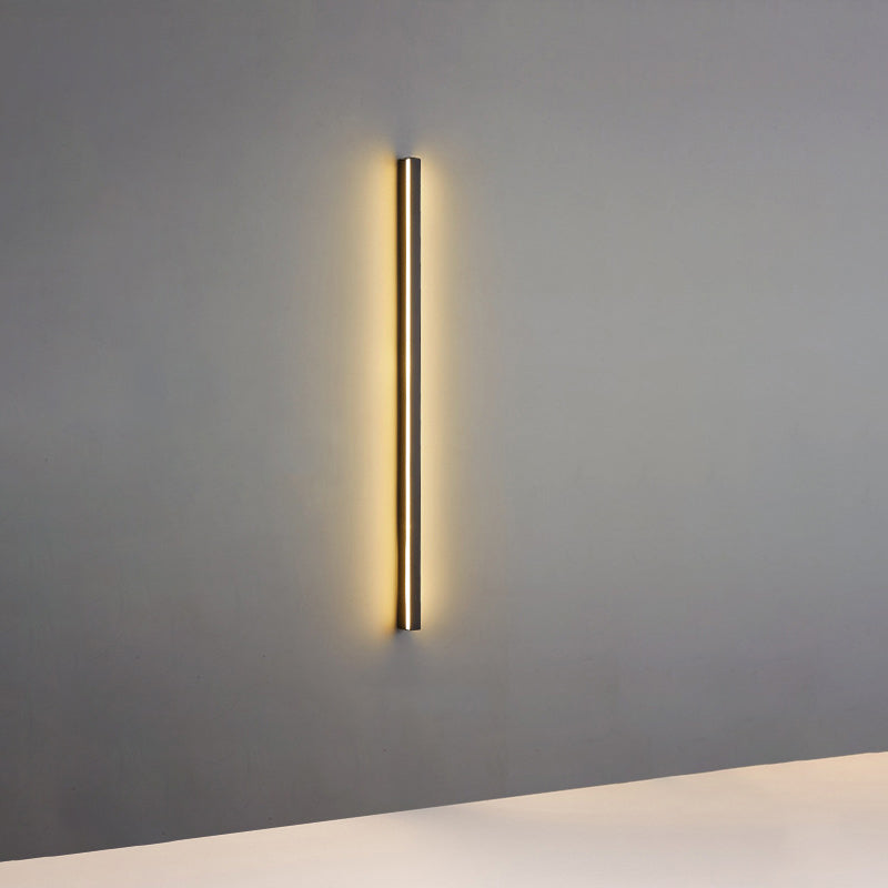 Minimalist Aluminum Iron Long Strip LED Wall Sconce Lamp