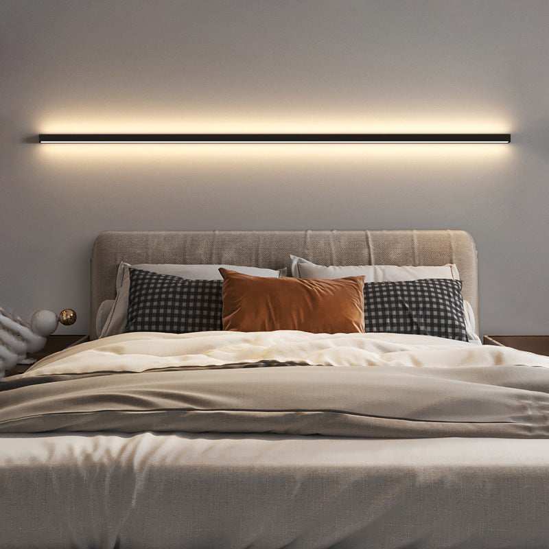 Minimalist Aluminum Iron Long Strip LED Wall Sconce Lamp