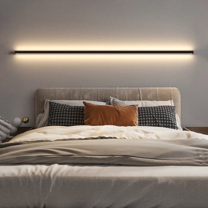 Minimalist Aluminum Iron Long Strip LED Wall Sconce Lamp