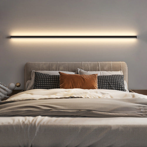 Minimalist Aluminum Iron Long Strip LED Wall Sconce Lamp