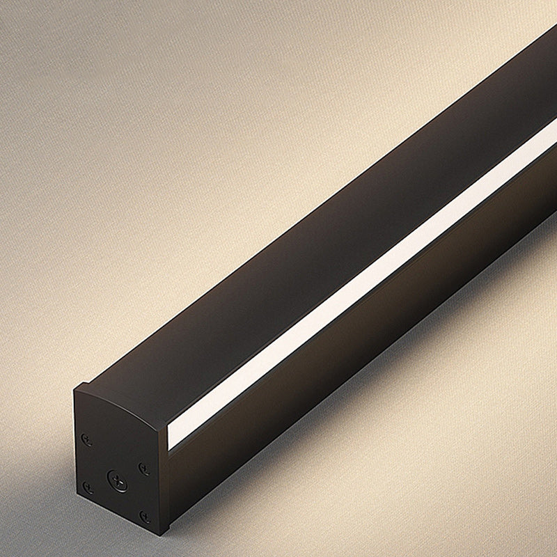 Minimalist Aluminum Iron Long Strip LED Wall Sconce Lamp
