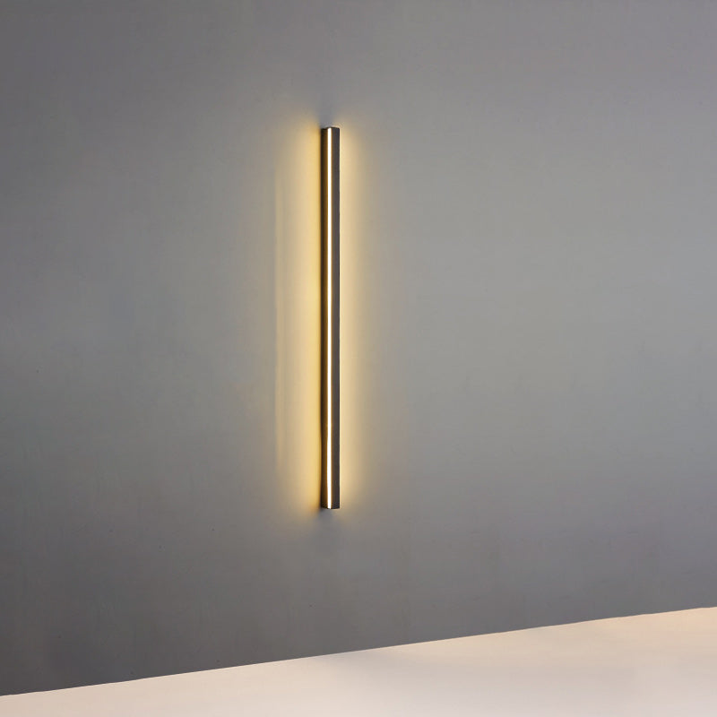 Minimalist Aluminum Iron Long Strip LED Wall Sconce Lamp