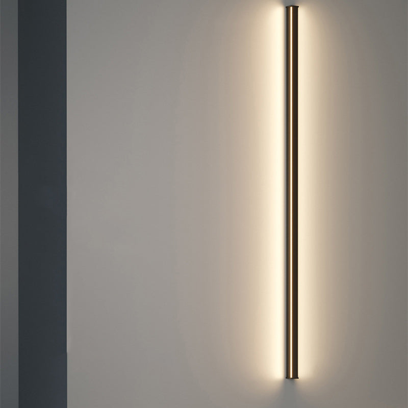 Minimalist Aluminum Iron Long Strip LED Wall Sconce Lamp