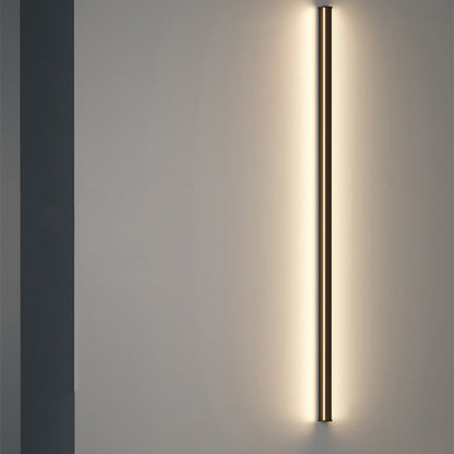 Minimalist Aluminum Iron Long Strip LED Wall Sconce Lamp