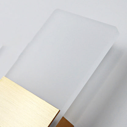Simplicity Acrylic Aluminum Rectangle LED Wall Sconce Lamp