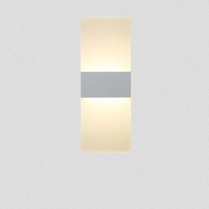 Simplicity Acrylic Aluminum Rectangle LED Wall Sconce Lamp