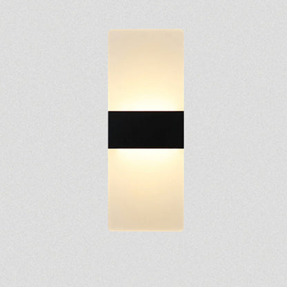 Simplicity Acrylic Aluminum Rectangle LED Wall Sconce Lamp