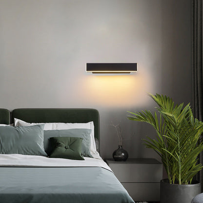 Simplicity Rectangle Acrylic Aluminum LED Wall Sconce Lamp
