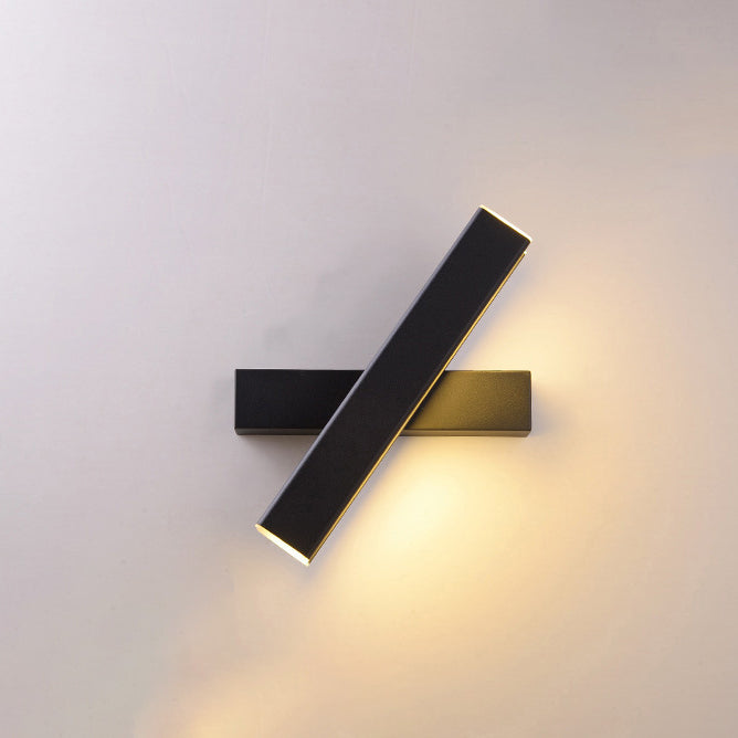 Simplicity Rectangle Acrylic Aluminum LED Wall Sconce Lamp