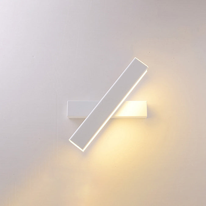 Simplicity Rectangle Acrylic Aluminum LED Wall Sconce Lamp