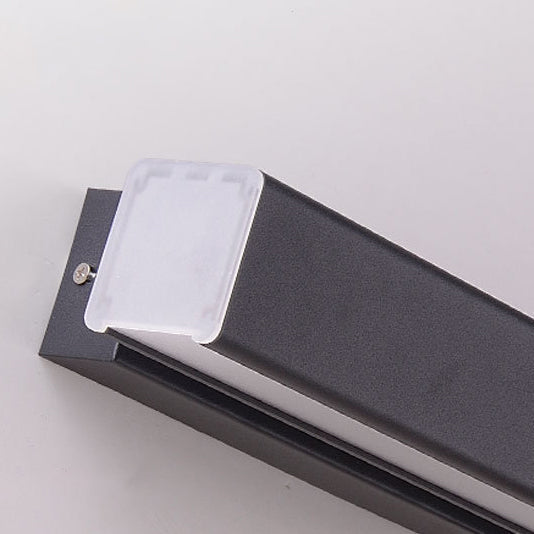 Simplicity Rectangle Acrylic Aluminum LED Wall Sconce Lamp