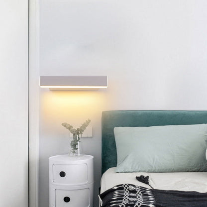 Simplicity Rectangle Acrylic Aluminum LED Wall Sconce Lamp