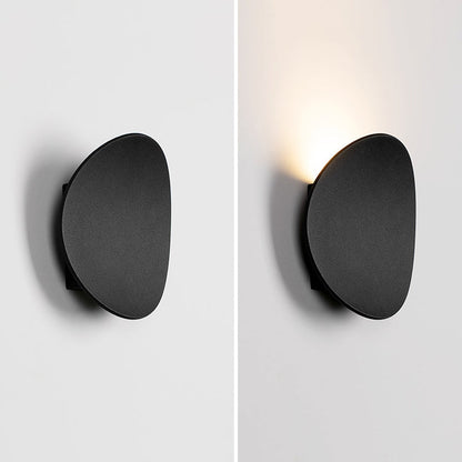 Minimalist Hardware Aluminum Round LED Wall Sconce Lamp