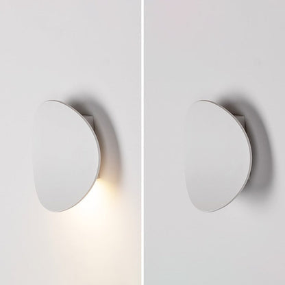 Minimalist Hardware Aluminum Round LED Wall Sconce Lamp