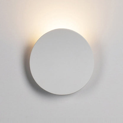 Minimalist Hardware Aluminum Round LED Wall Sconce Lamp