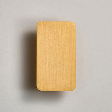 Minimalist Aluminum Small Square LED Wall Sconce Lamp