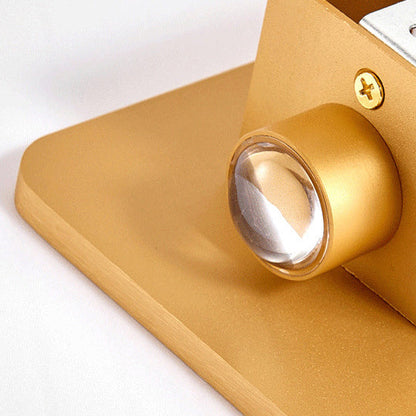 Minimalist Aluminum Small Square LED Wall Sconce Lamp