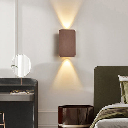 Minimalist Aluminum Small Square LED Wall Sconce Lamp