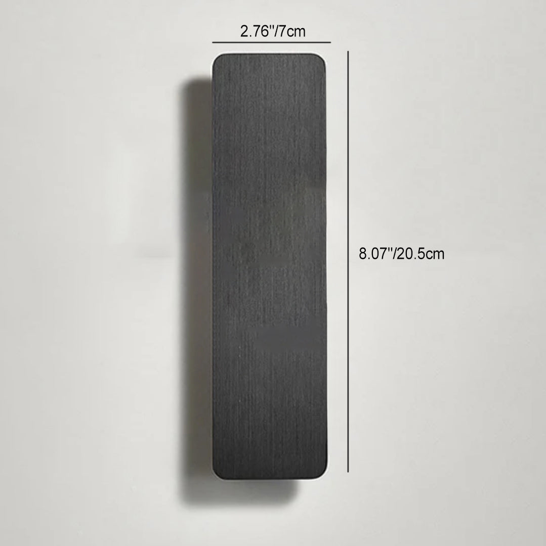 Minimalist Aluminum Small Square LED Wall Sconce Lamp