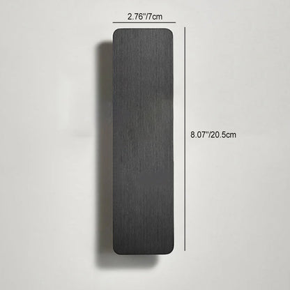 Minimalist Aluminum Small Square LED Wall Sconce Lamp