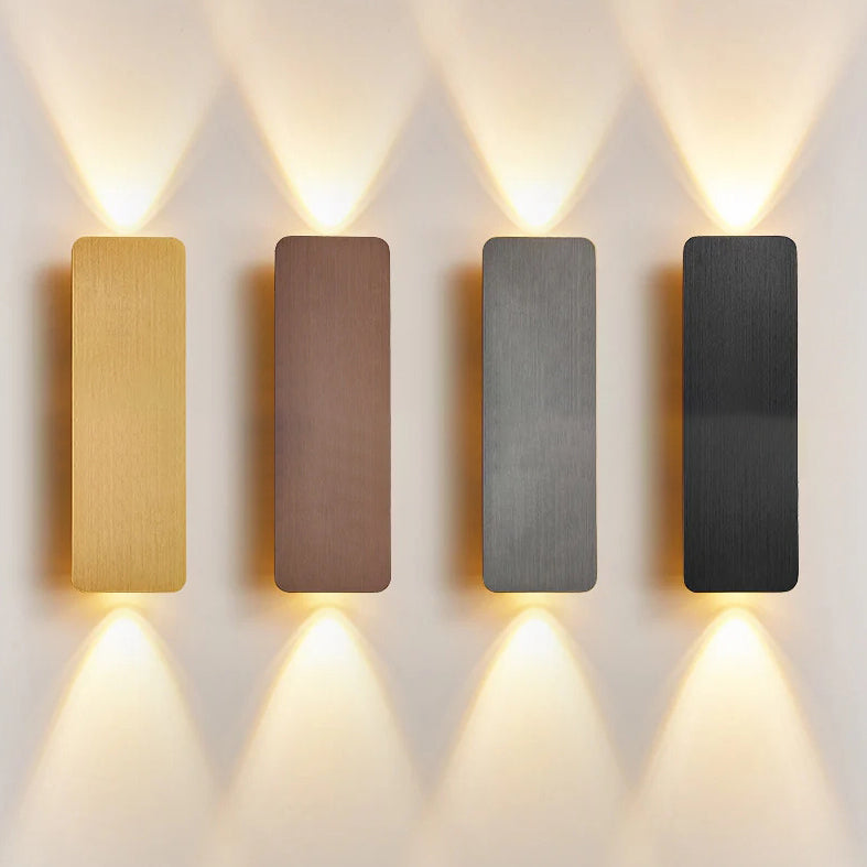 Minimalist Aluminum Small Square LED Wall Sconce Lamp
