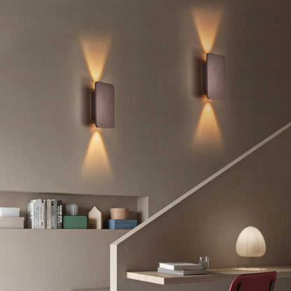 Minimalist Aluminum Small Square LED Wall Sconce Lamp