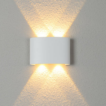 Minimalist Aluminum Acrylic Waterproof LED Wall Sconce Lamp