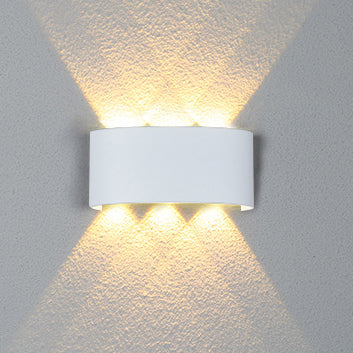 Minimalist Aluminum Acrylic Waterproof LED Wall Sconce Lamp