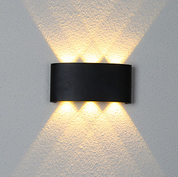 Minimalist Aluminum Acrylic Waterproof LED Wall Sconce Lamp