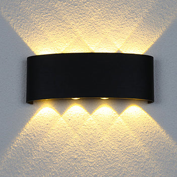 Minimalist Aluminum Acrylic Waterproof LED Wall Sconce Lamp