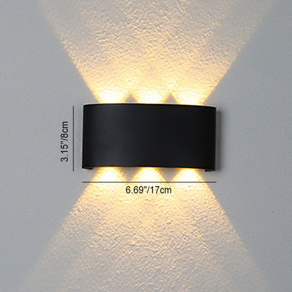 Minimalist Aluminum Acrylic Waterproof LED Wall Sconce Lamp