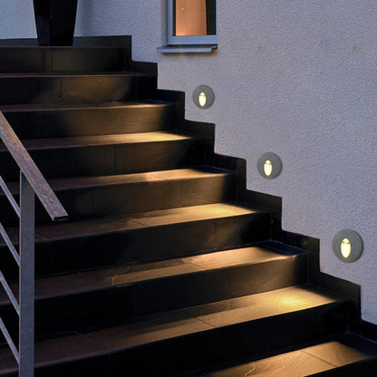 Deco Round Square Aluminum Waterproof LED Wall Sconce Lamp