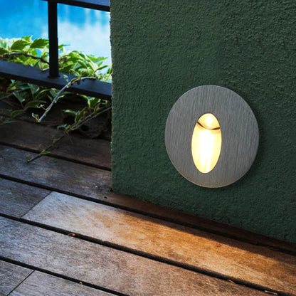 Deco Round Square Aluminum Waterproof LED Wall Sconce Lamp