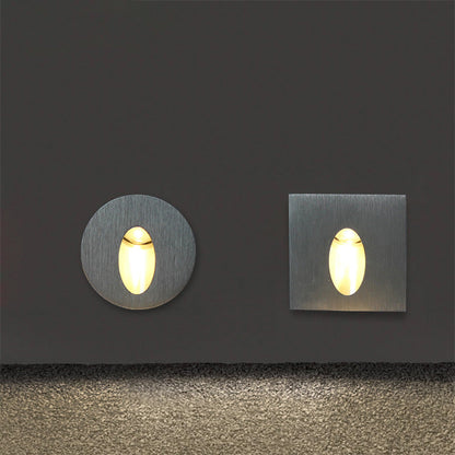 Deco Round Square Aluminum Waterproof LED Wall Sconce Lamp
