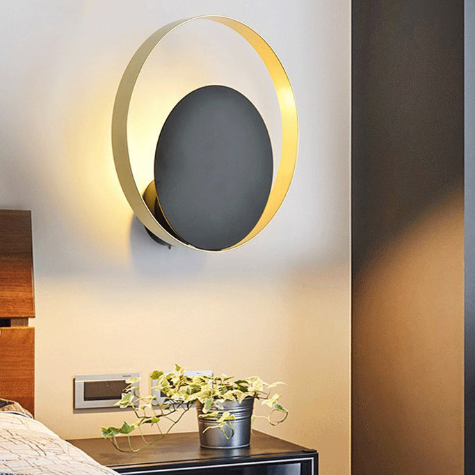 Nordic Round Iron Glass 1 - Light Wall Sconce Lamp