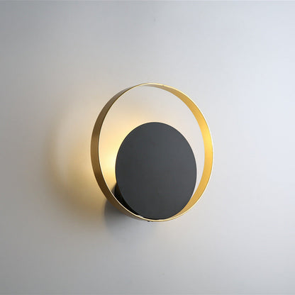 Nordic Round Iron Glass 1 - Light Wall Sconce Lamp
