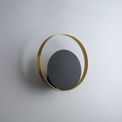 Nordic Round Iron Glass 1 - Light Wall Sconce Lamp