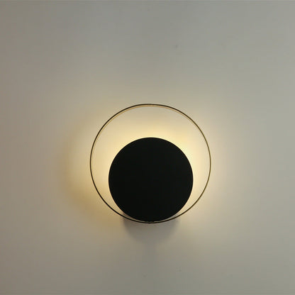 Nordic Round Iron Glass 1 - Light Wall Sconce Lamp