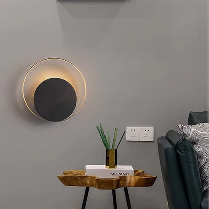 Nordic Round Iron Glass 1 - Light Wall Sconce Lamp