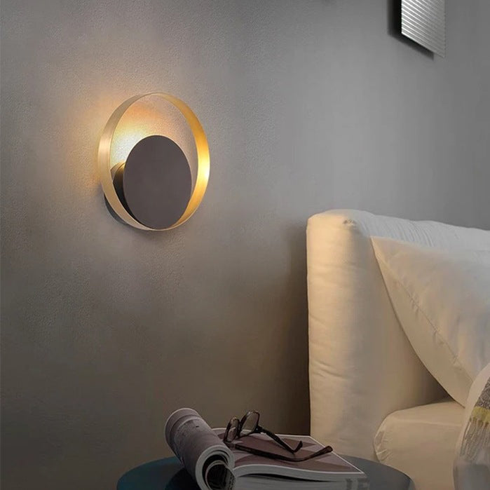 Nordic Round Iron Glass 1 - Light Wall Sconce Lamp