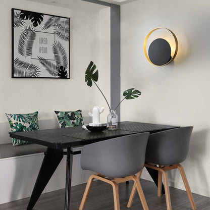 Nordic Round Iron Glass 1 - Light Wall Sconce Lamp