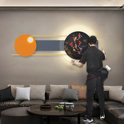 Creative Splicing Acrylic Iron LED Wall Sconce Lamp