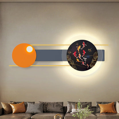 Creative Splicing Acrylic Iron LED Wall Sconce Lamp
