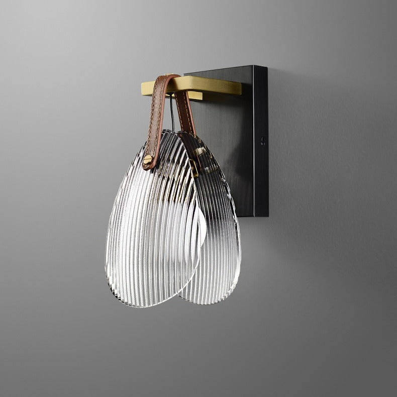 Hanging Shell Glass Plating 1 - Light Wall Sconce Lamp