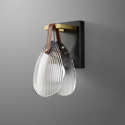 Hanging Shell Glass Plating 1 - Light Wall Sconce Lamp