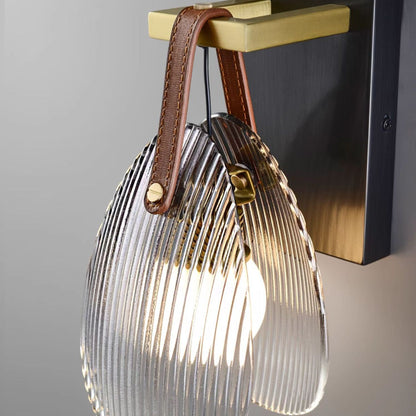Hanging Shell Glass Plating 1 - Light Wall Sconce Lamp