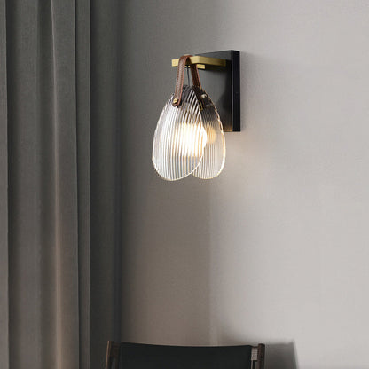 Hanging Shell Glass Plating 1 - Light Wall Sconce Lamp