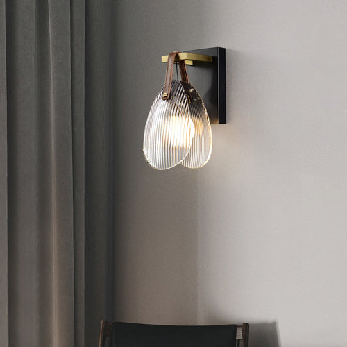Hanging Shell Glass Plating 1 - Light Wall Sconce Lamp