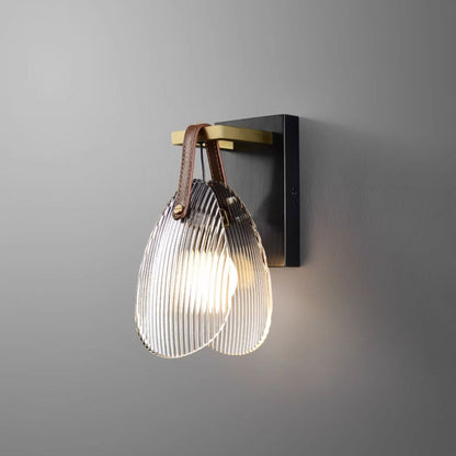 Hanging Shell Glass Plating 1 - Light Wall Sconce Lamp