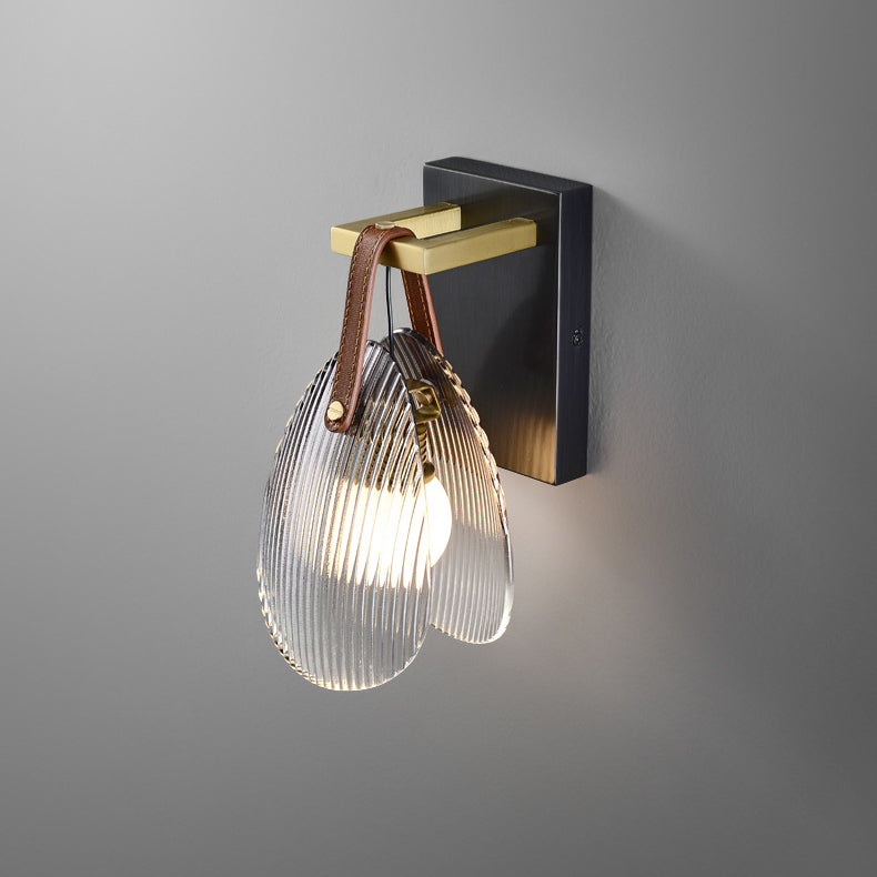 Hanging Shell Glass Plating 1 - Light Wall Sconce Lamp